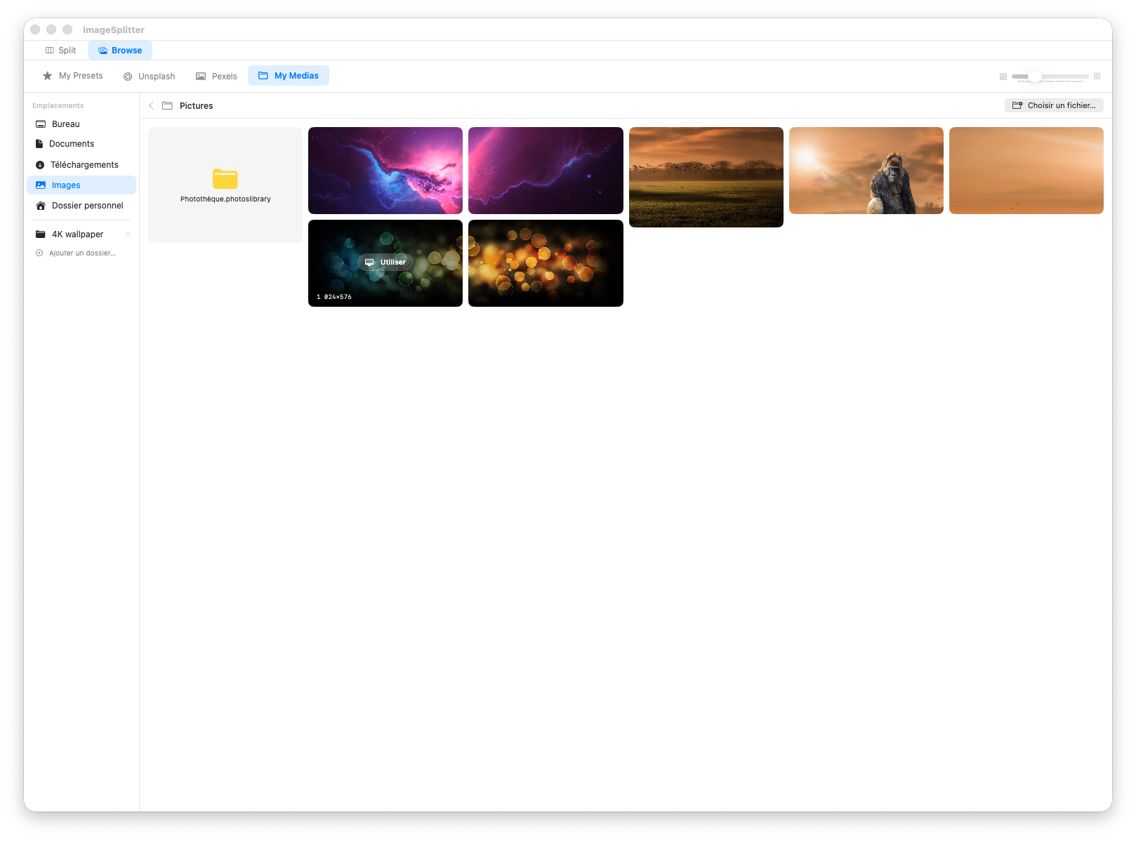 My Media Tab